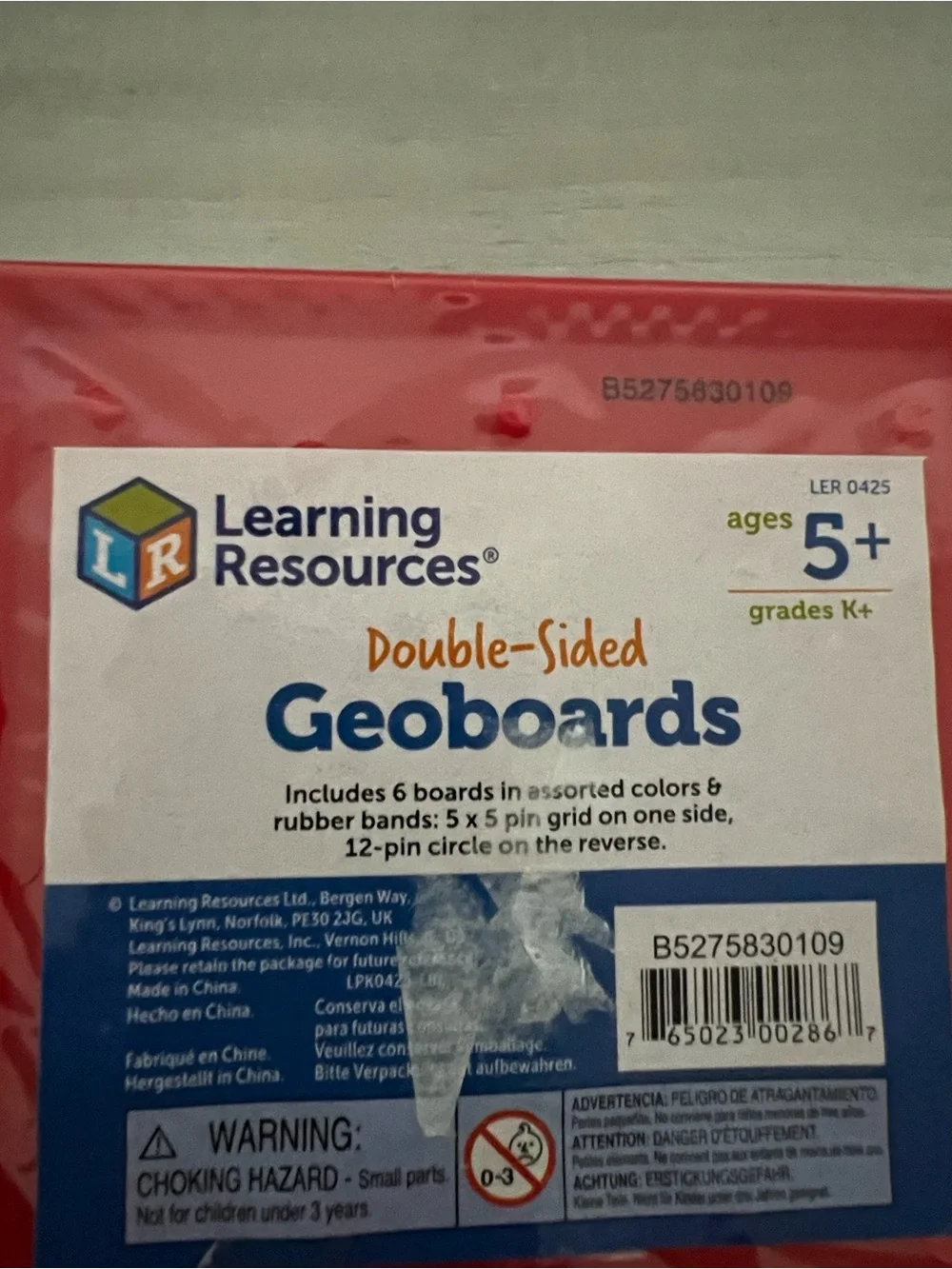 Learning Resources-Double-Sided Geoboards
